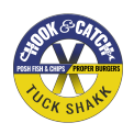 Hook and Catch X Tuck Shakk logo